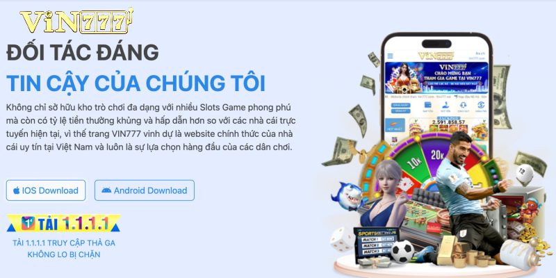 Tải app Vin777 cho Android